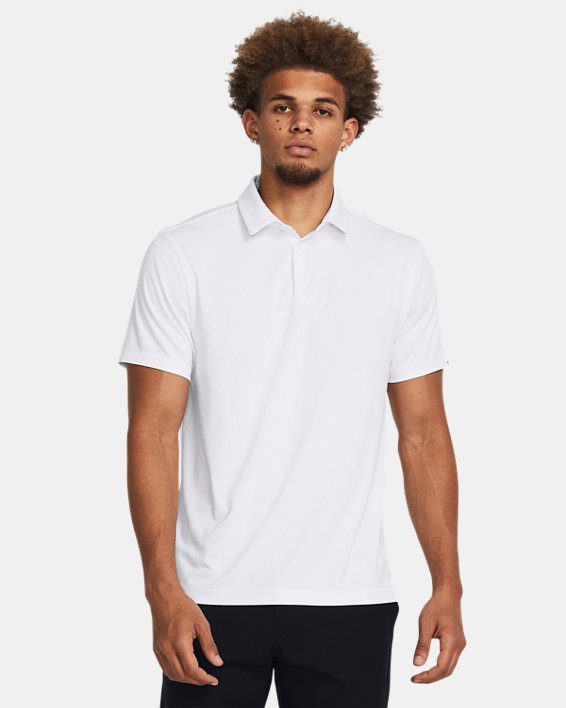 Men's UA Playoff 3.0 Fitted Polo in White image number 0